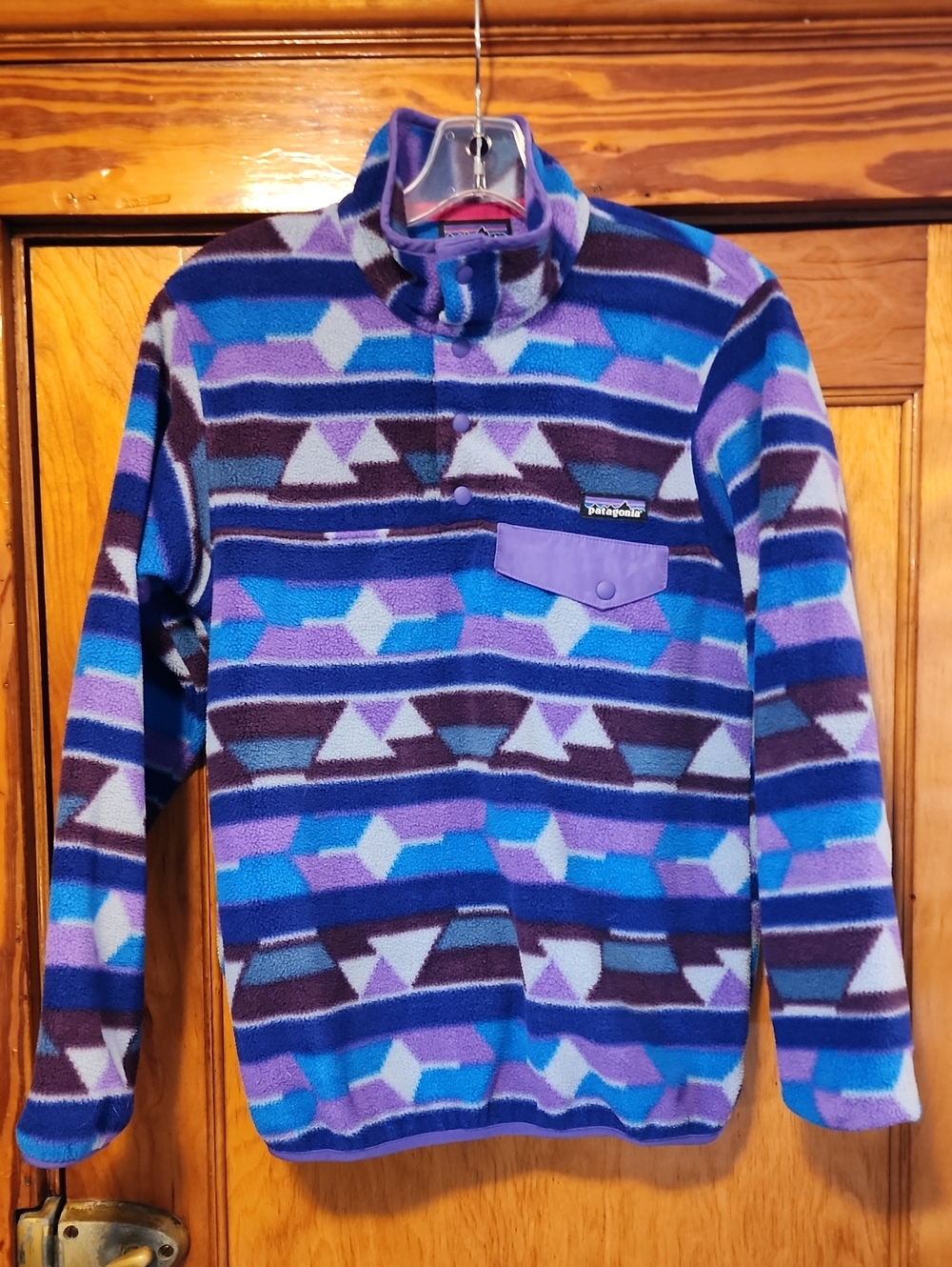 Patagonia Lightweight Synchilla Snap-T Pullover Geometric XS